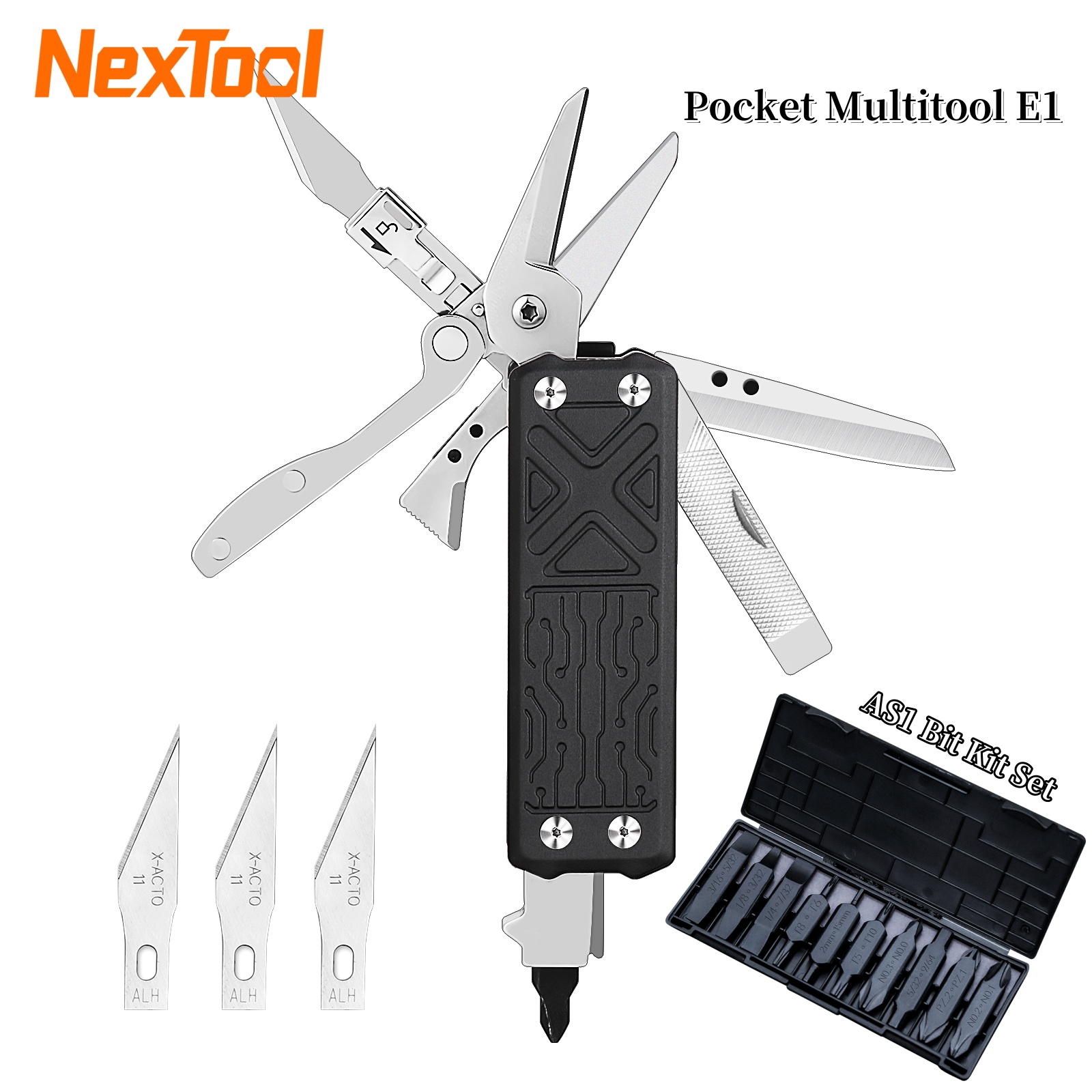 Xiaomi Power Tools - Bâle Tool-Outil de poche multi-fonction 10