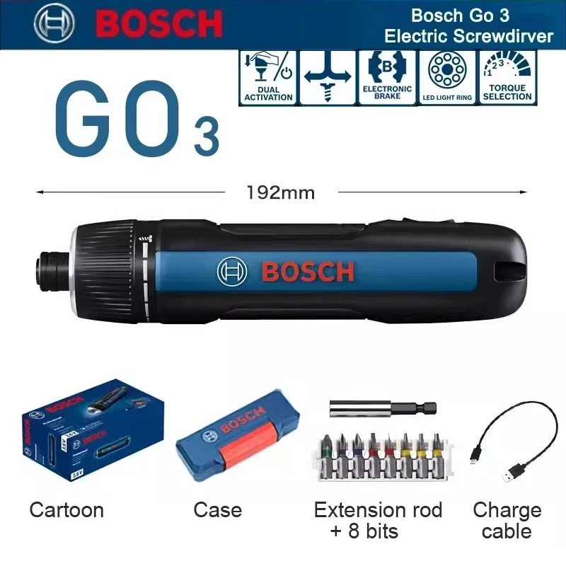 Power Tools And Hand Tools - Ensemble de tournevis électriques Bosch GO