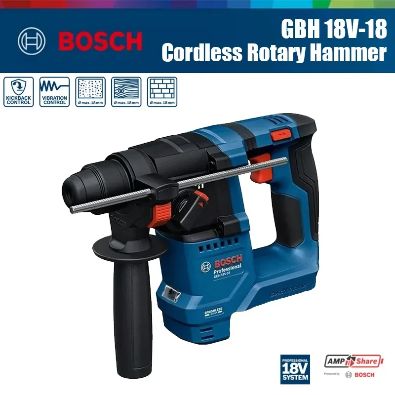 Power Tools Router - Marteau perforateur sans fil Bosch GBH