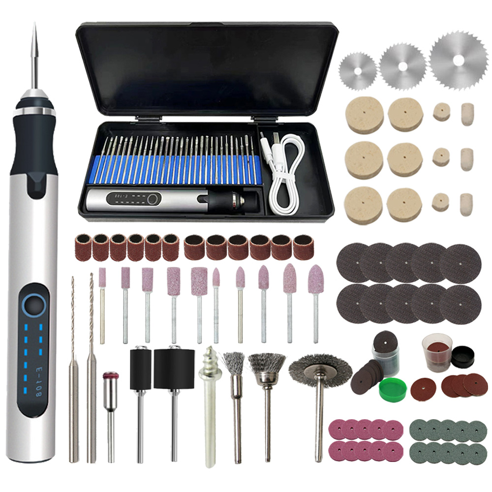 Combo Power Tools - Mini broyeur électrique 4.2V 5000-10000-18000r, stylo