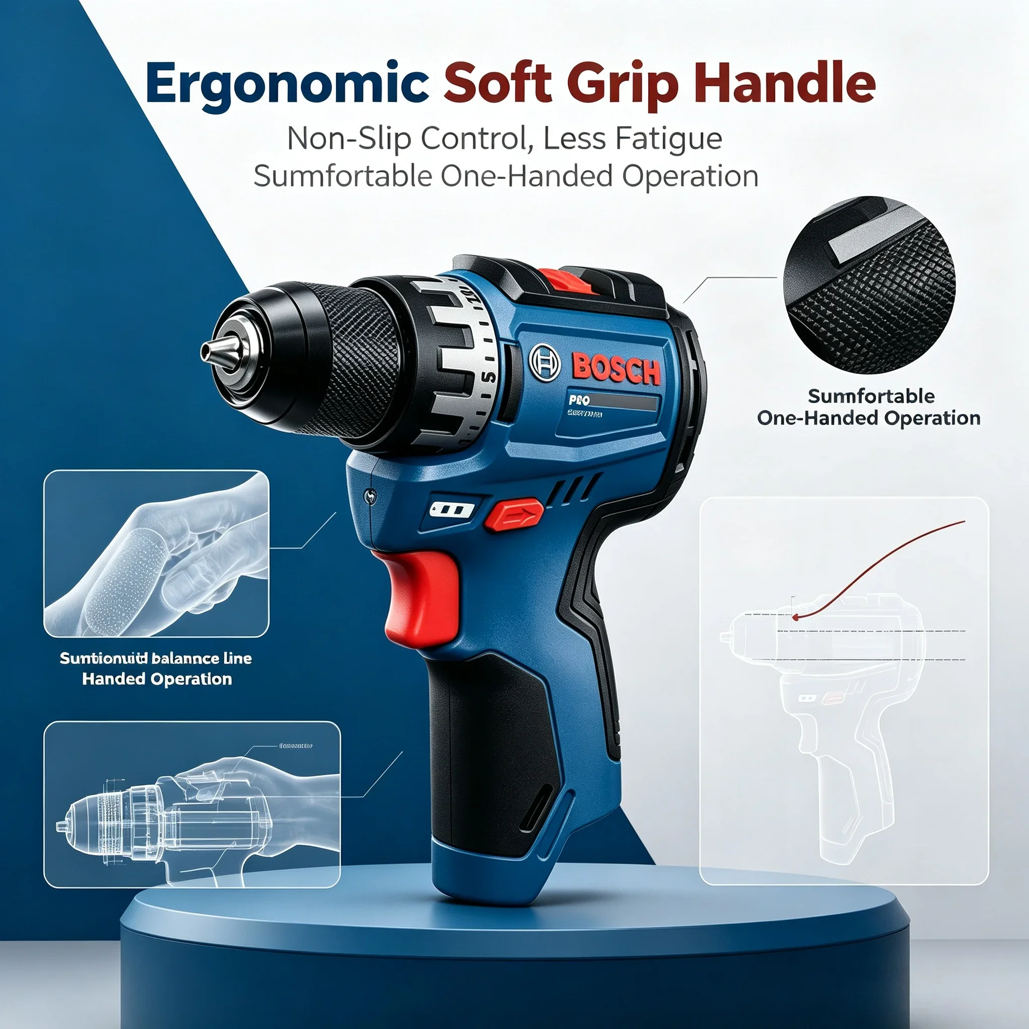 Power Tools Router - Perceuse-visseuse sans fil professionnelle BOSCH GSR